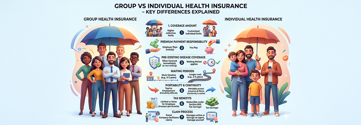 Group vs Individual Health Insurance - Key Differences Explained